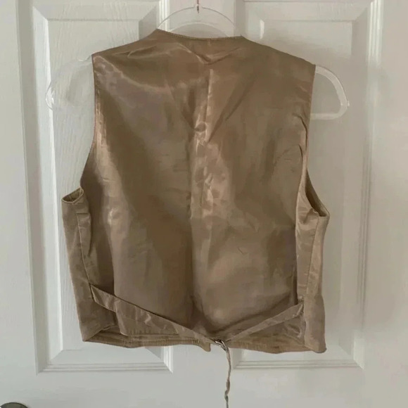 Reversible suede and corduroy vest - Picture 2 of 10